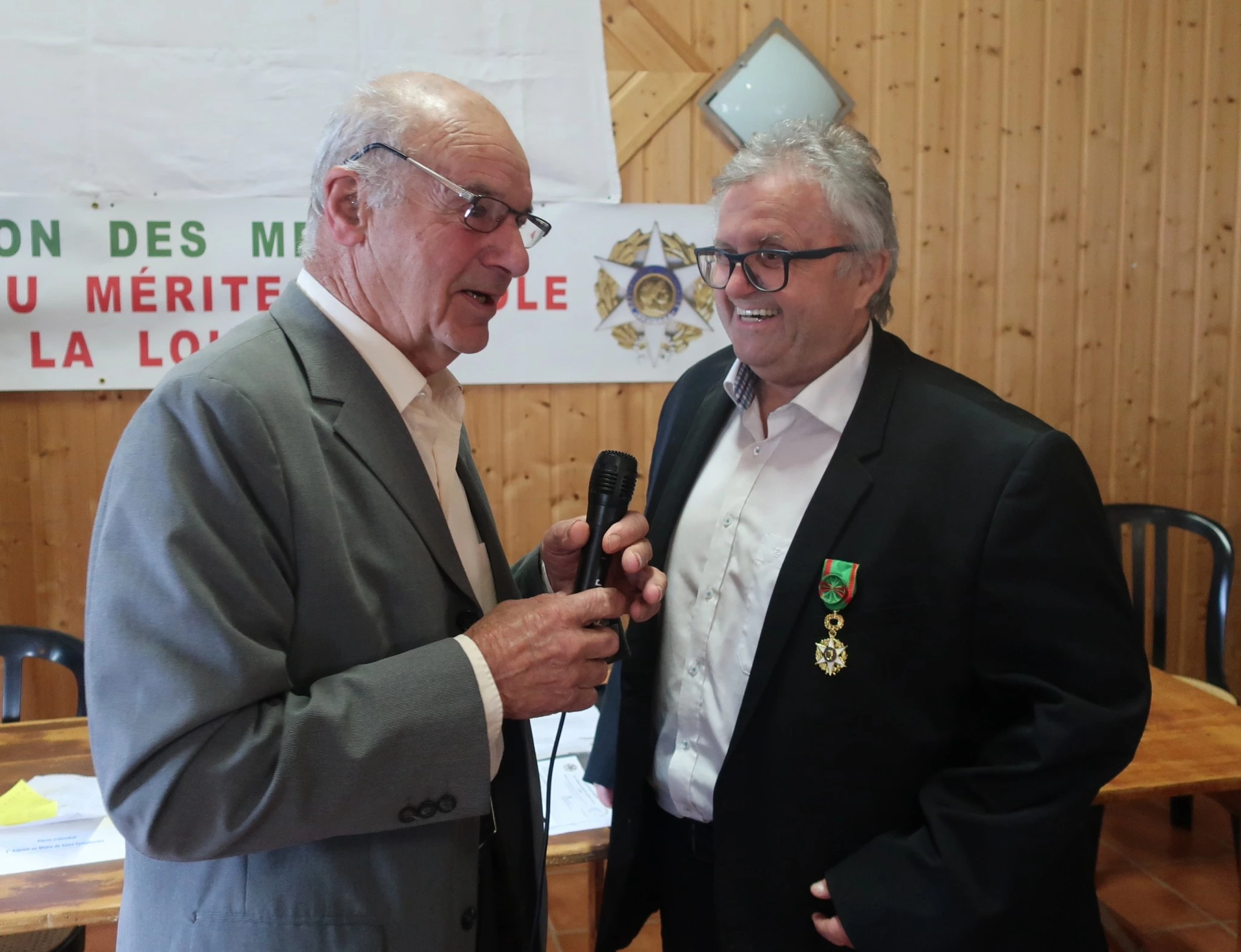 Une médaille d’officier pour services rendus à l’agriculture